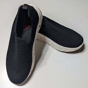 Woolloomooloo Woolf Merino Wool Slip-On Sneaker Sz 37 Jet Black Comfort